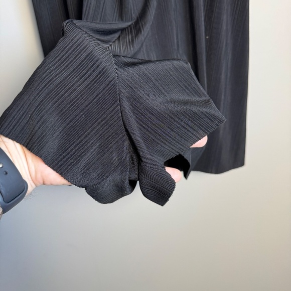 Zara Women's M Babydoll Spaghetti Strap Open Back Romper Black Summer Festival - Picture 3 of 16